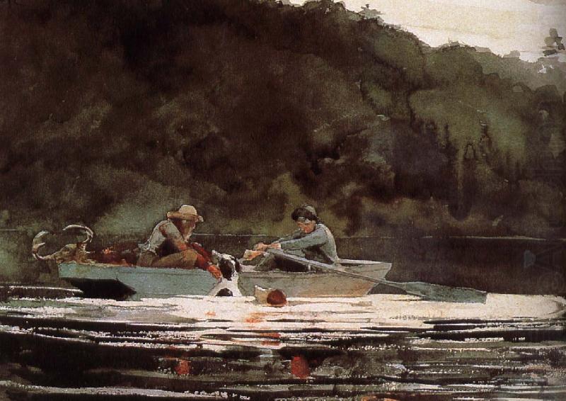 Winslow Homer The final hunting trip china oil painting image